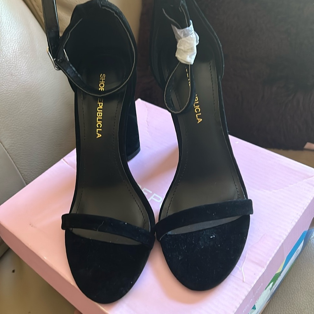 Black heels